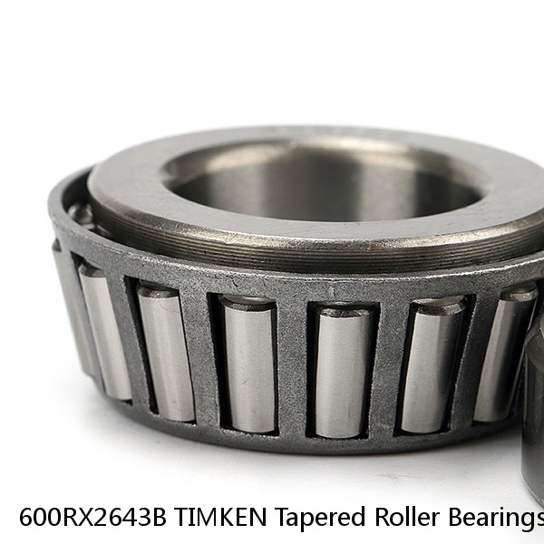 600RX2643B TIMKEN Tapered Roller Bearings Tapered Single Metric